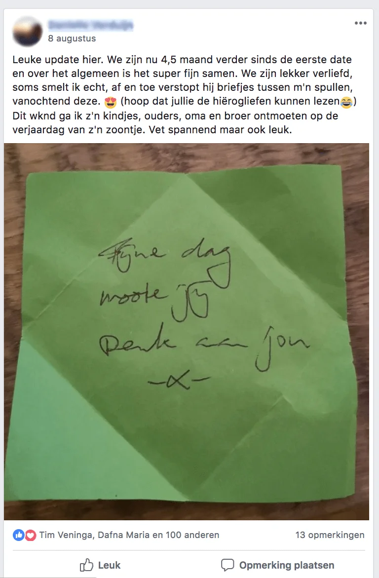 Bericht van een lezeres met succesverhaal