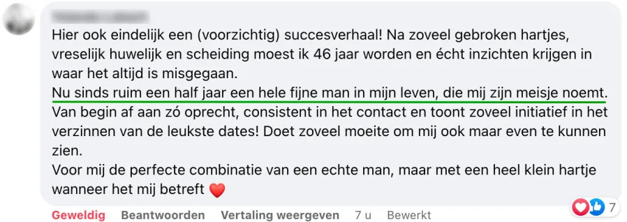 Succesverhaal van een lezeres