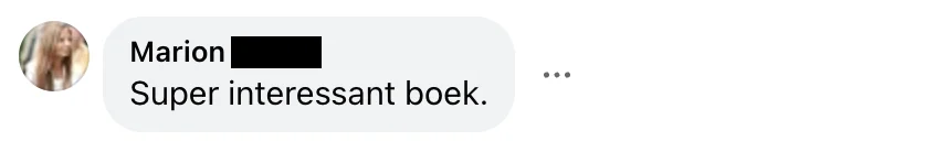 Facebook-reactie van Marion over Jij Verdient Meer